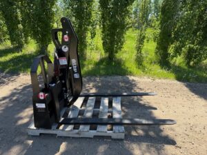 Pallet Fork Frame And Single Arm Grapple