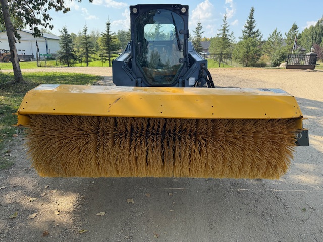 Preowned MB 84 Inch Skid Steer Hydraulic Angle Rotary Broom SOLD SOLD SOLD