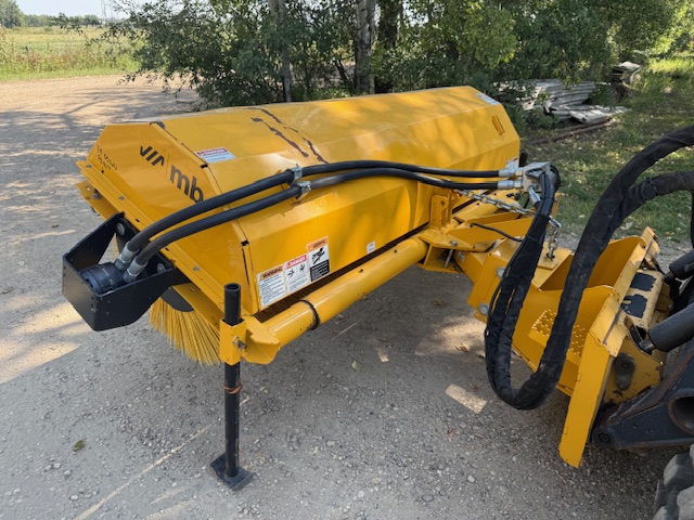 Preowned MB 84 Inch Skid Steer Hydraulic Angle Rotary Broom SOLD SOLD SOLD - Image 4