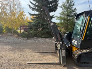 Used Virnig Two Cylinder Mat And Pipe Pallet Fork Grapple